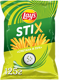 Чипсы LAYS Sticks Сметана и Лук